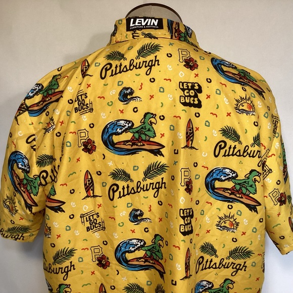 Pittsburgh Pirates Hawaiian Shirt mens size XL - Picture 7 of 11